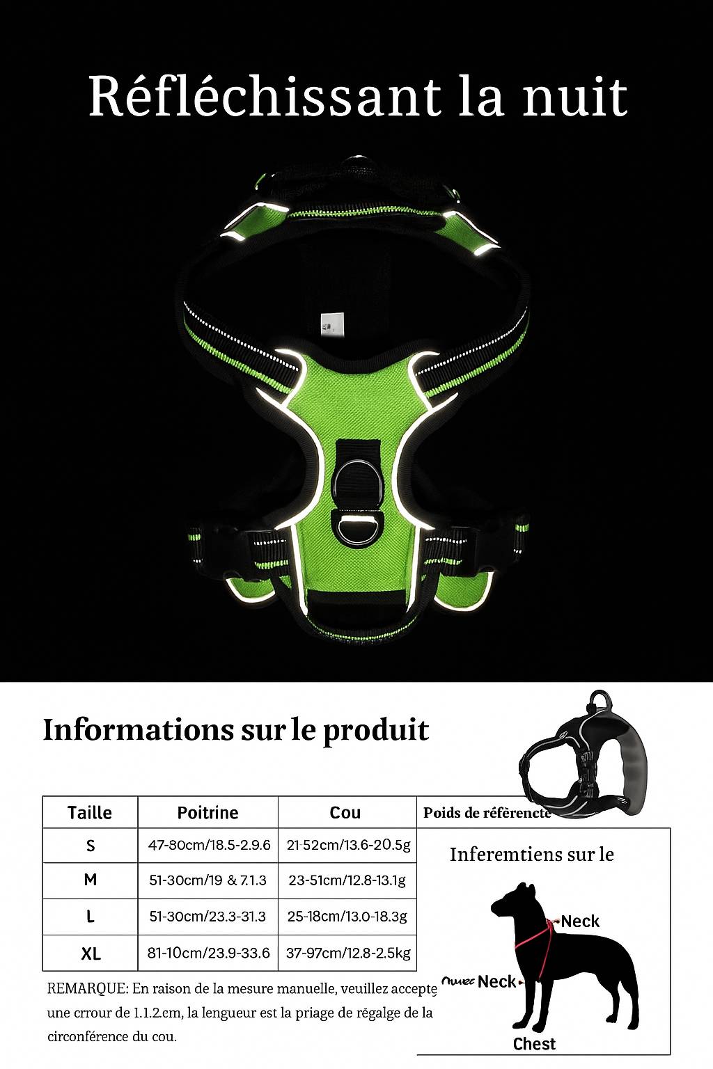 Photo du produit harnais chien anti traction
